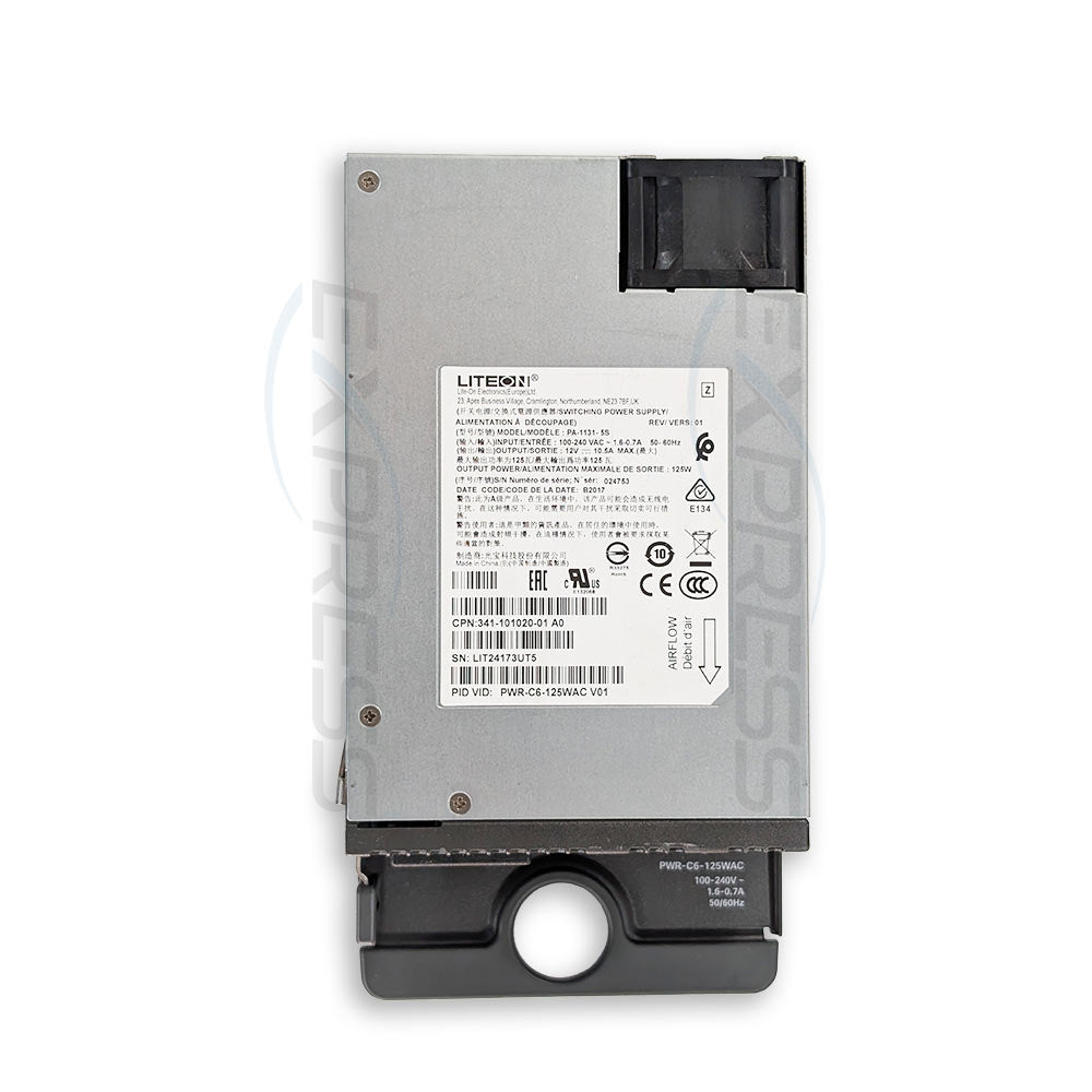 Cisco C6 Catalyst 9000 Switch 125W Power Supply | PWR-C6-125WAC