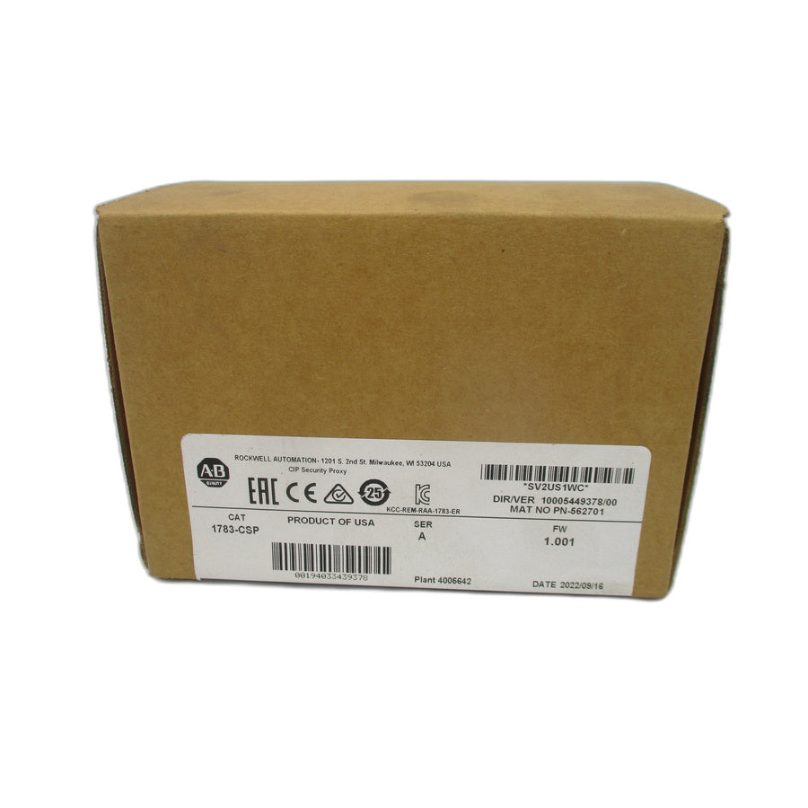 ALLEN BRADLEY 1783-CSP SER. A F/W 1.001 DATE: 2022 NSFS