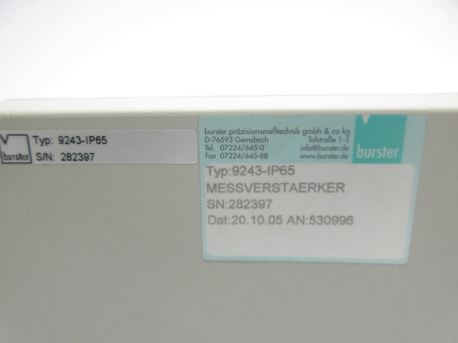 BURSTER 9243-IP65 NSNP