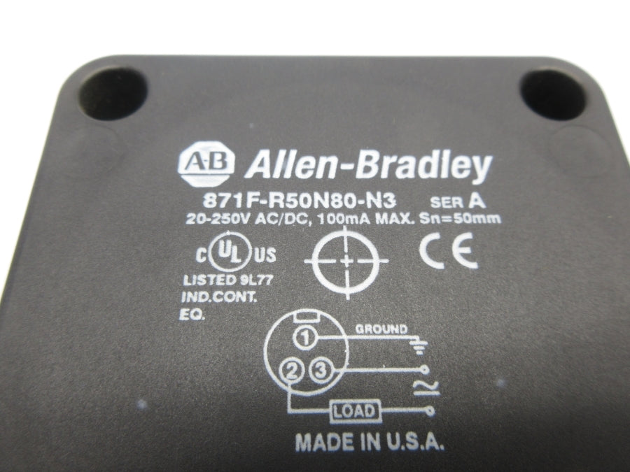 ALLEN BRADLEY 871F-R50N80-N3 SER. A 20-250VAC/DC NSNP