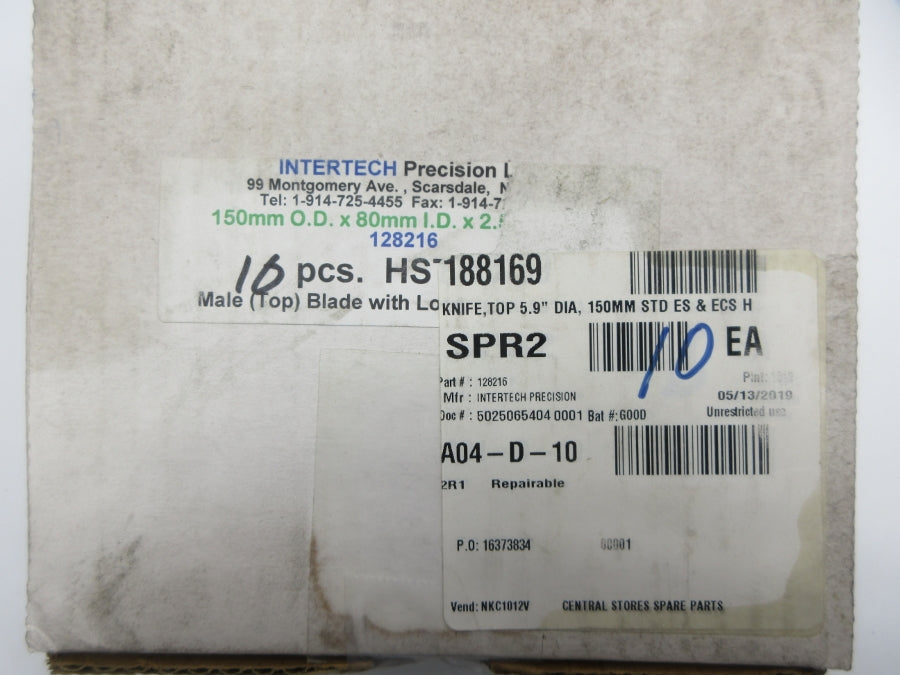 INTERTECH 128216 (PKG OF 10) NSMP