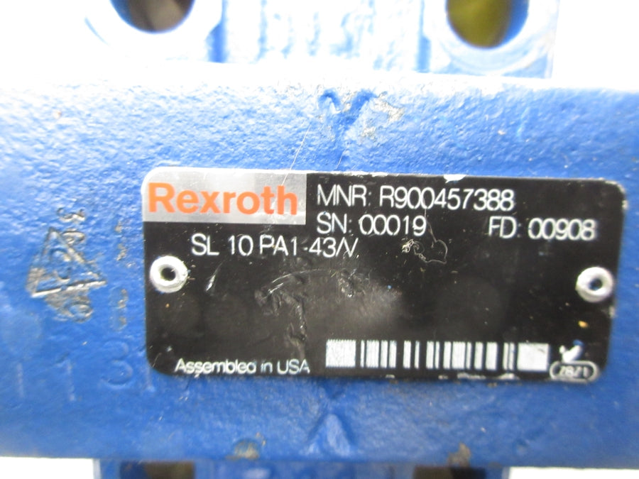 REXROTH R900457388 SL10PA1-43/V NSNP