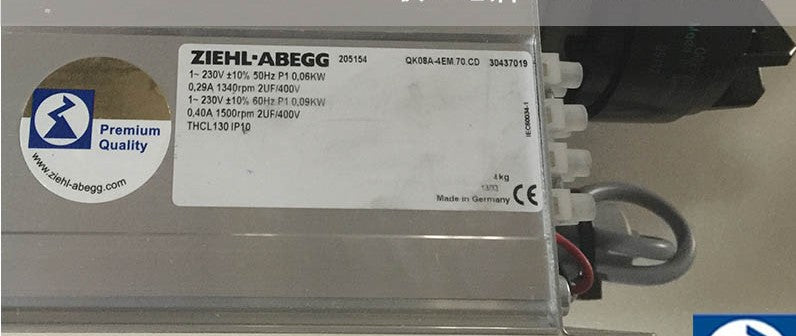 QK08A-4EM.70.CD ZIEHL-ABEGG Crossflow fan