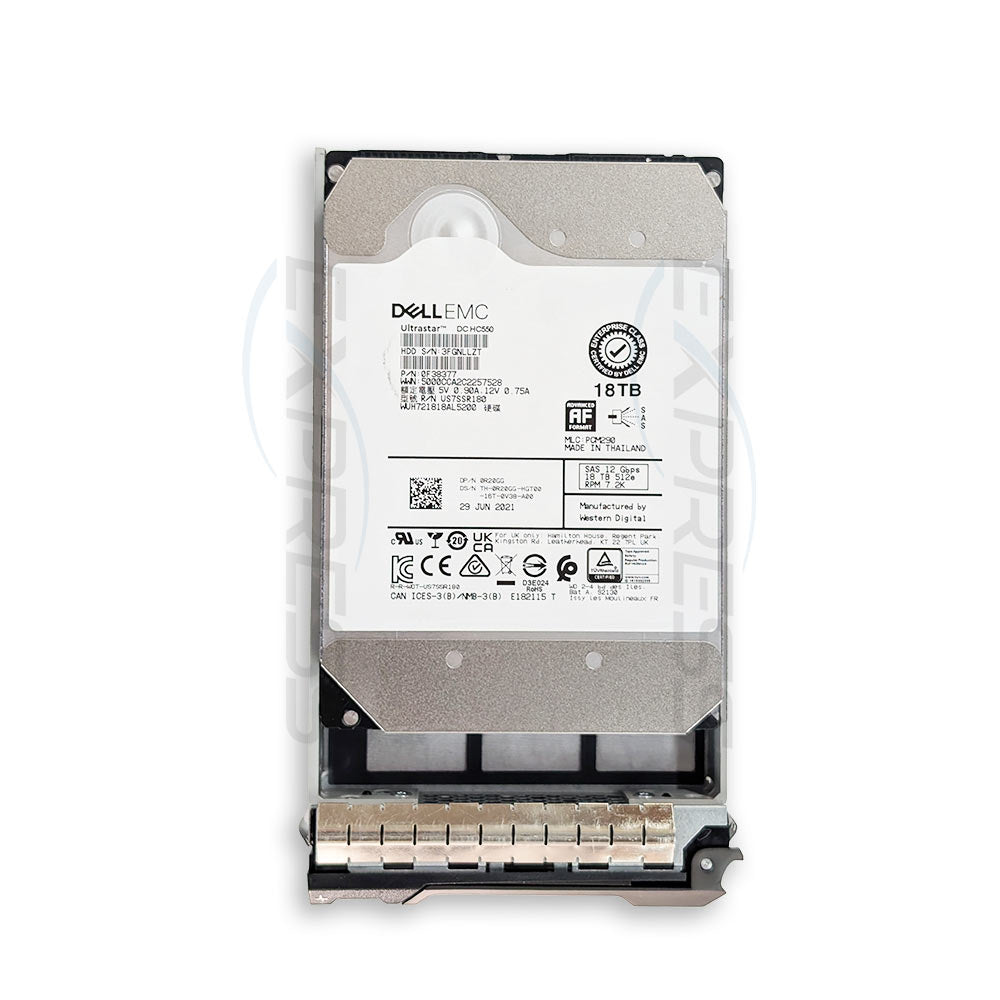 R20GG - 3.5" 18TB 7.2K SAS 12Gbps HDD | Refurbished Dell