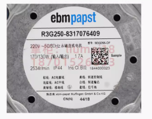 R3G250-8317076409 ebmpapst Fan Moter M3G055DF