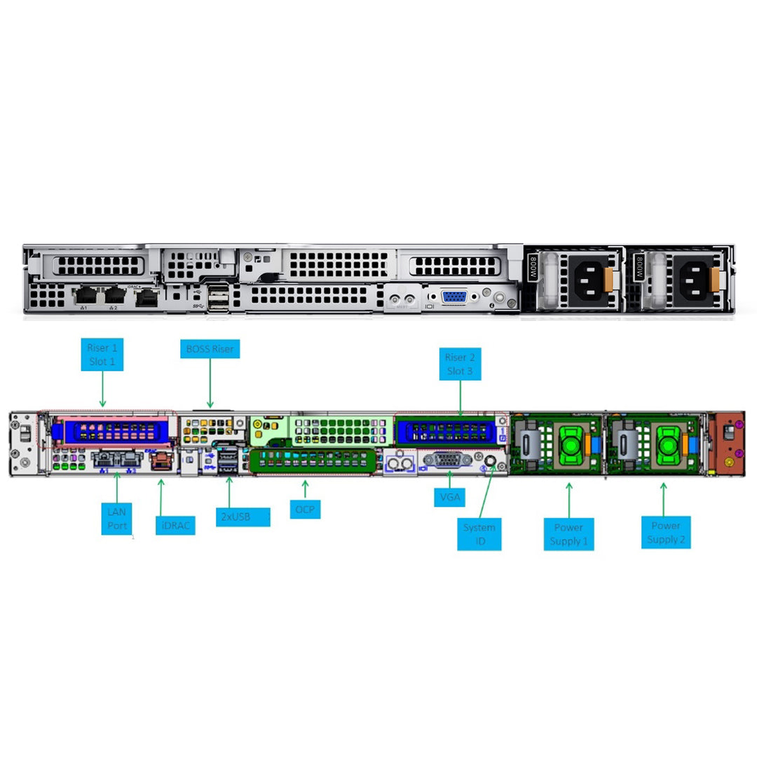 4 x 3.5" Rack Chassis | Refurbished Dell PowerEdge R450