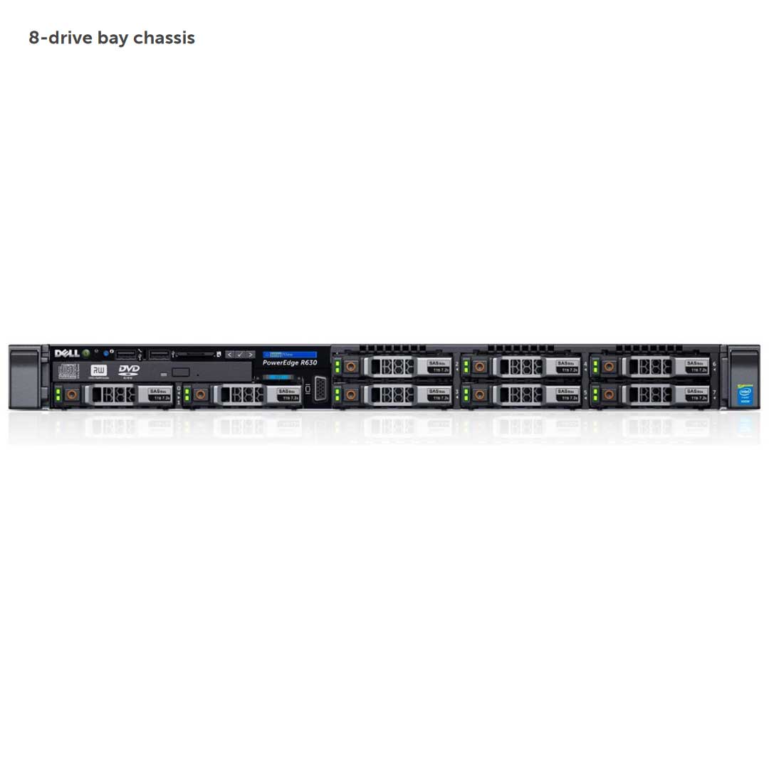 H7F1C — 8x 2.5" Rack Chassis | Refurbished Dell PowerEdge R630