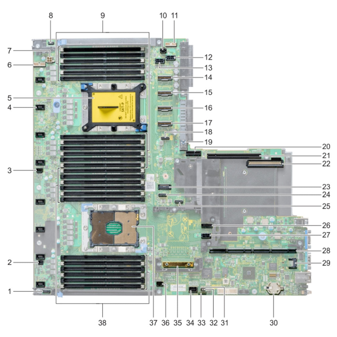 RGP26 — System Board Motherboard | Dell PowerEdge R640