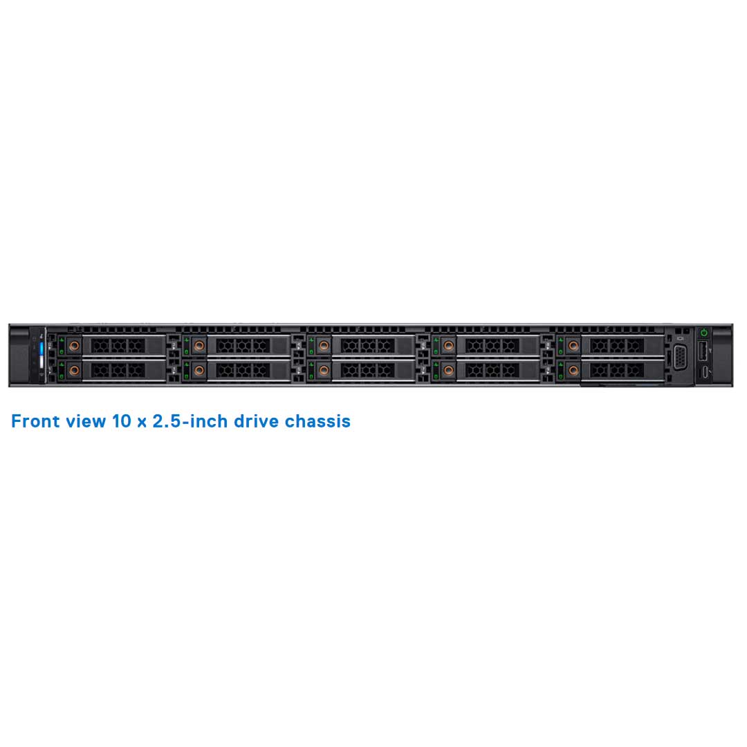 10x2.5" SAS/SATA NVMe Rack Chassis | Refurbished Dell PowerEdge R640