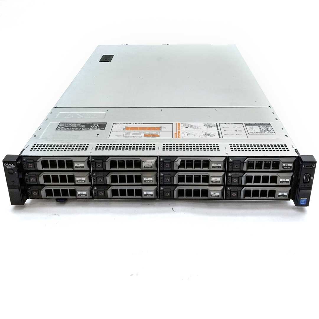 37G1N — 12x 3.5" SAS/SATA Rack Chassis | Refurbished Dell PowerEdge R730xd v2