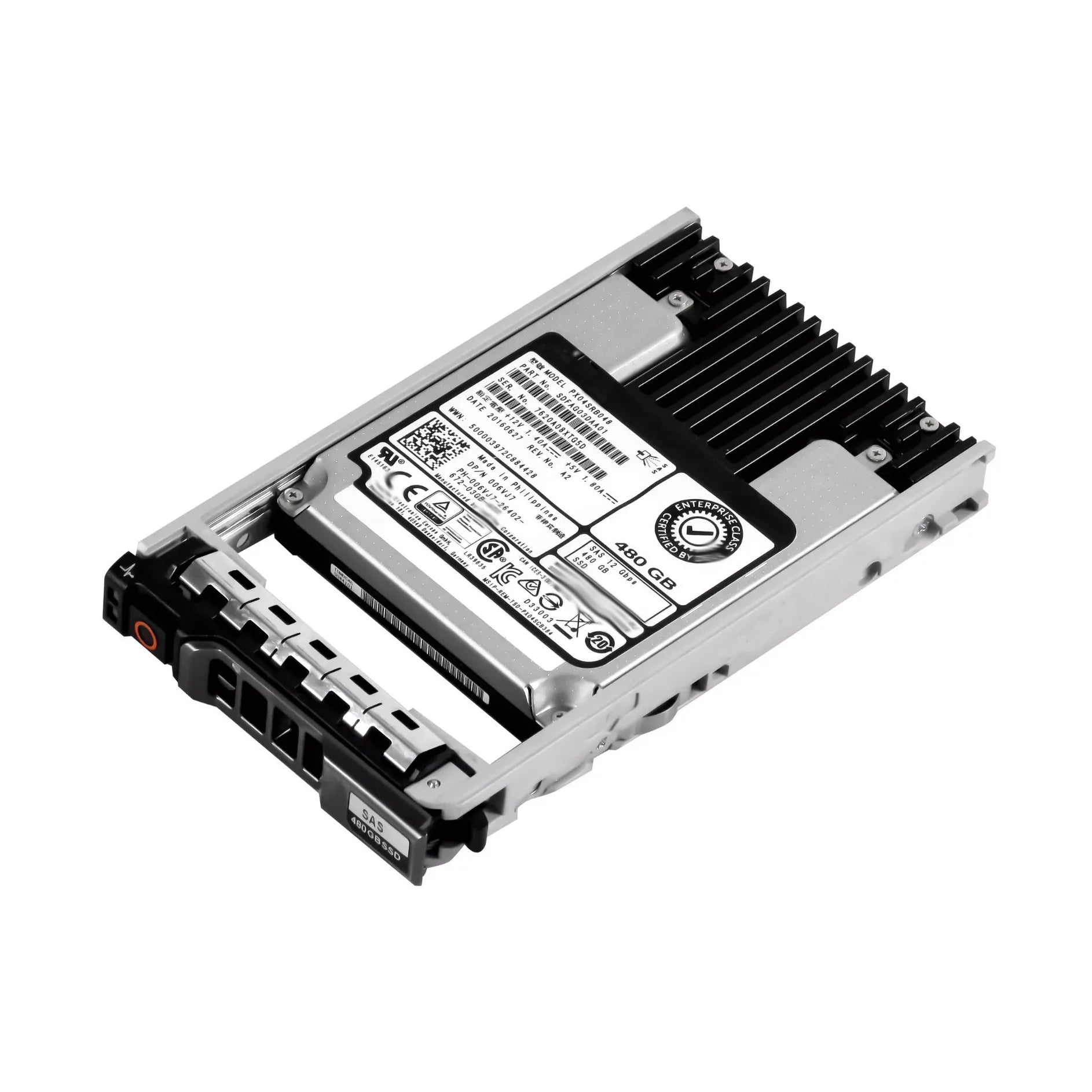 XP6MK 0XP6MK Compellent 480gb Sas 2.5inch 12g Ssd for Server With Tary