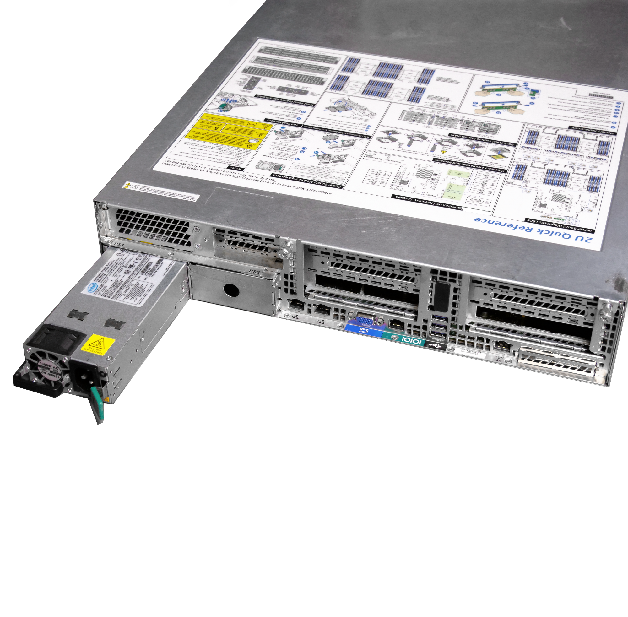 Intel R2308WFTZSR 2x Xeon Gold 6130T 384GB DDR4 8-bay LFF 2U Server