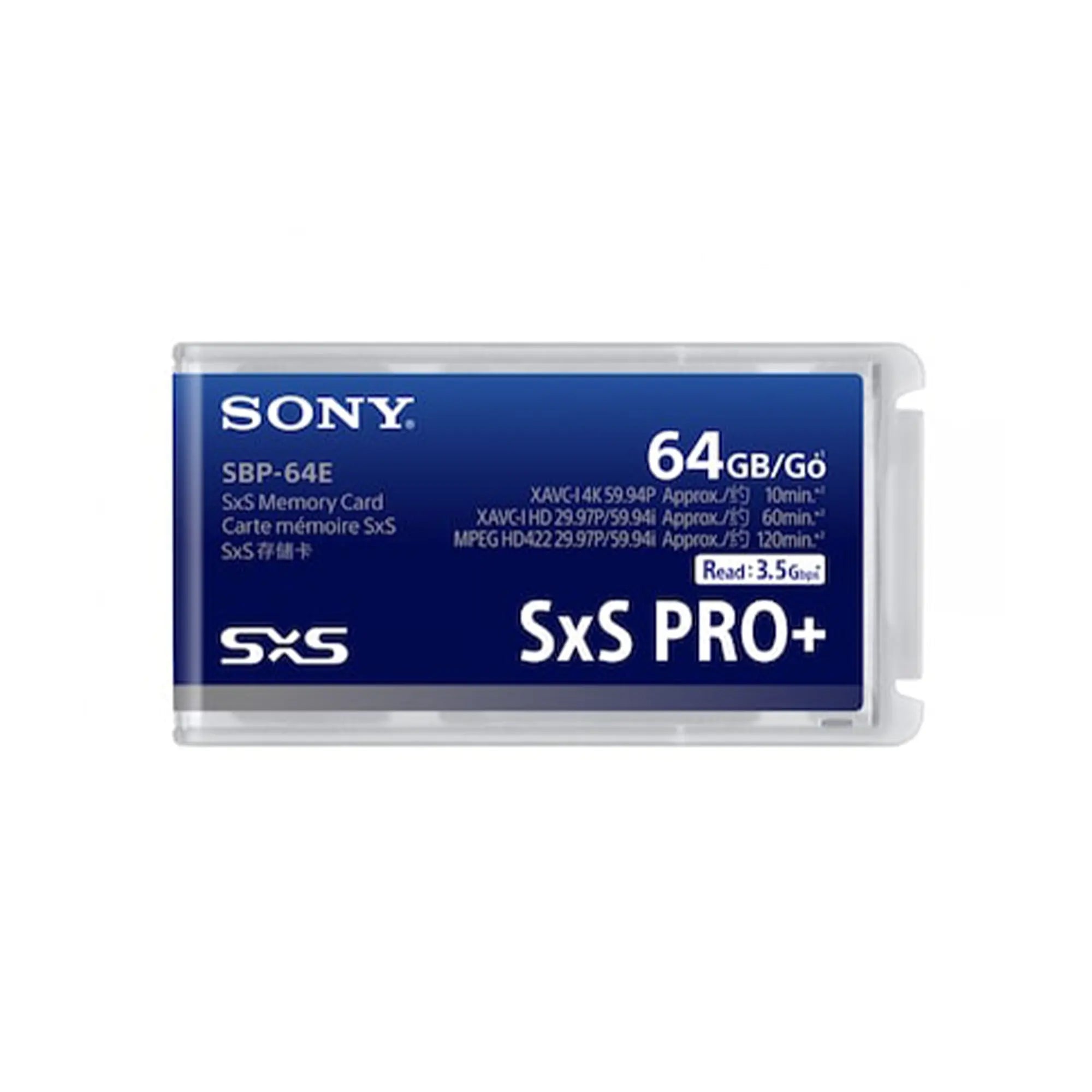 Sony 64GB SxS PRO+ E Series Memory Card