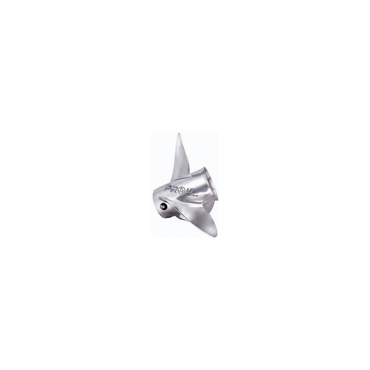 Solas Propeller 9576-153-19 Solas Pro L3 SS Interchangeable Hub Propeller, LH 15.25 x 19, Type E