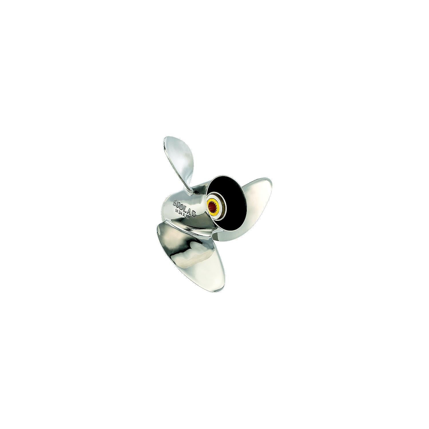 Solas Propeller 3451-139-19 Solas HR Titan SS 3-Blade Propeller for Yamaha