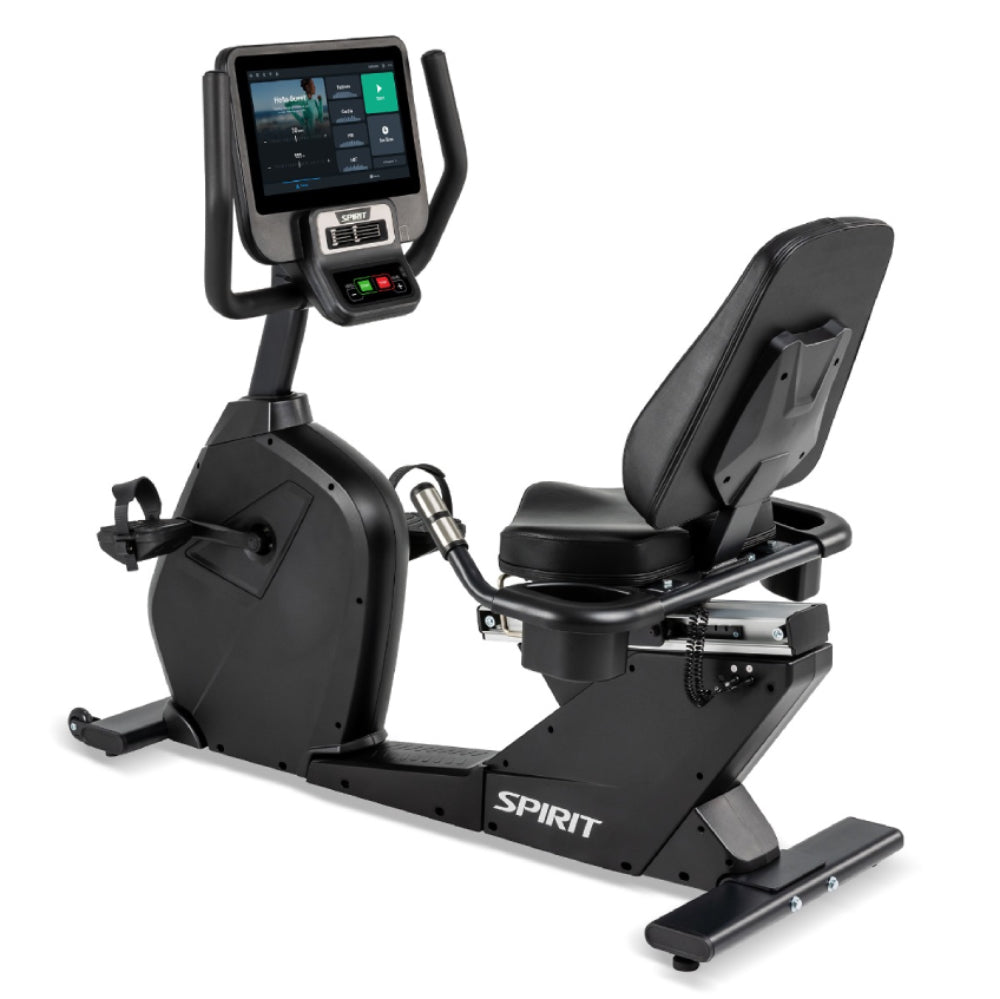 CR800ENT Commercial Semi-Recumbent Bike w/ Touchscreen Display & Entertainment Apps