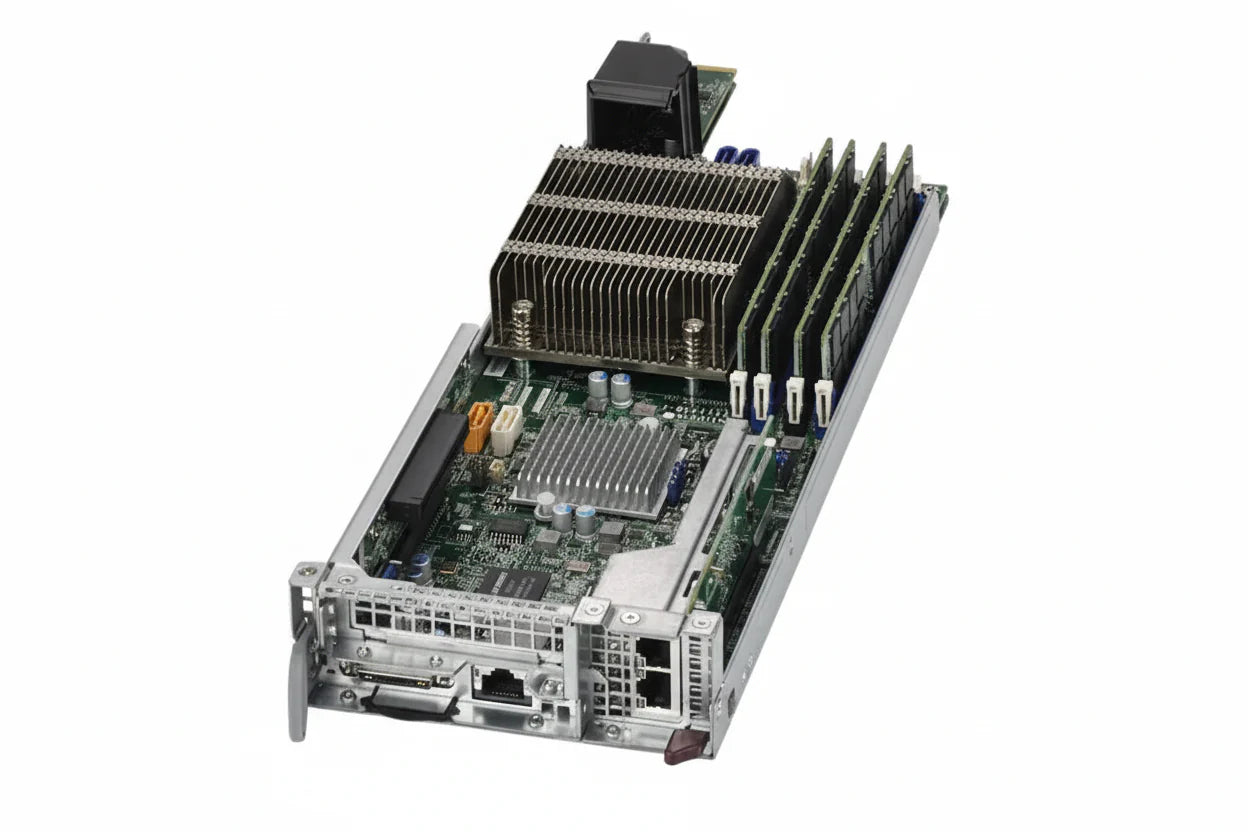 Supermicro SYS-5039MS-H8TRF 3U 8 Node MicroCloud - Xeon E3-1230 v5 | 256GB DDR4 (2x16GB Per Node)