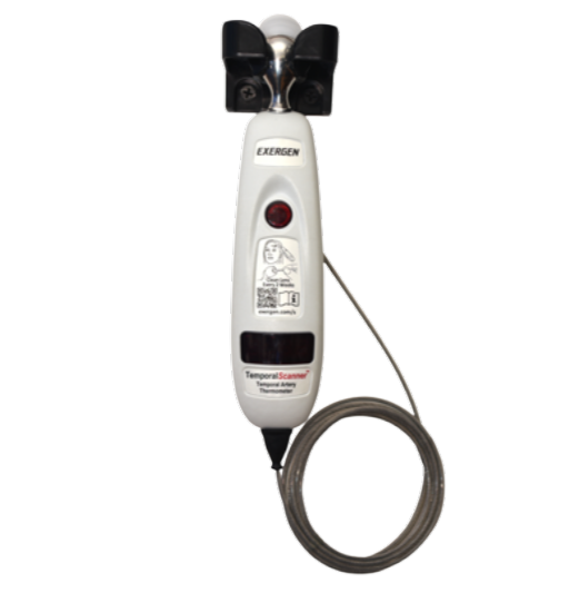 TAT-5000S Thermometer w/ Wall Mount & Latex-Free Nylon Covered Steel Cable