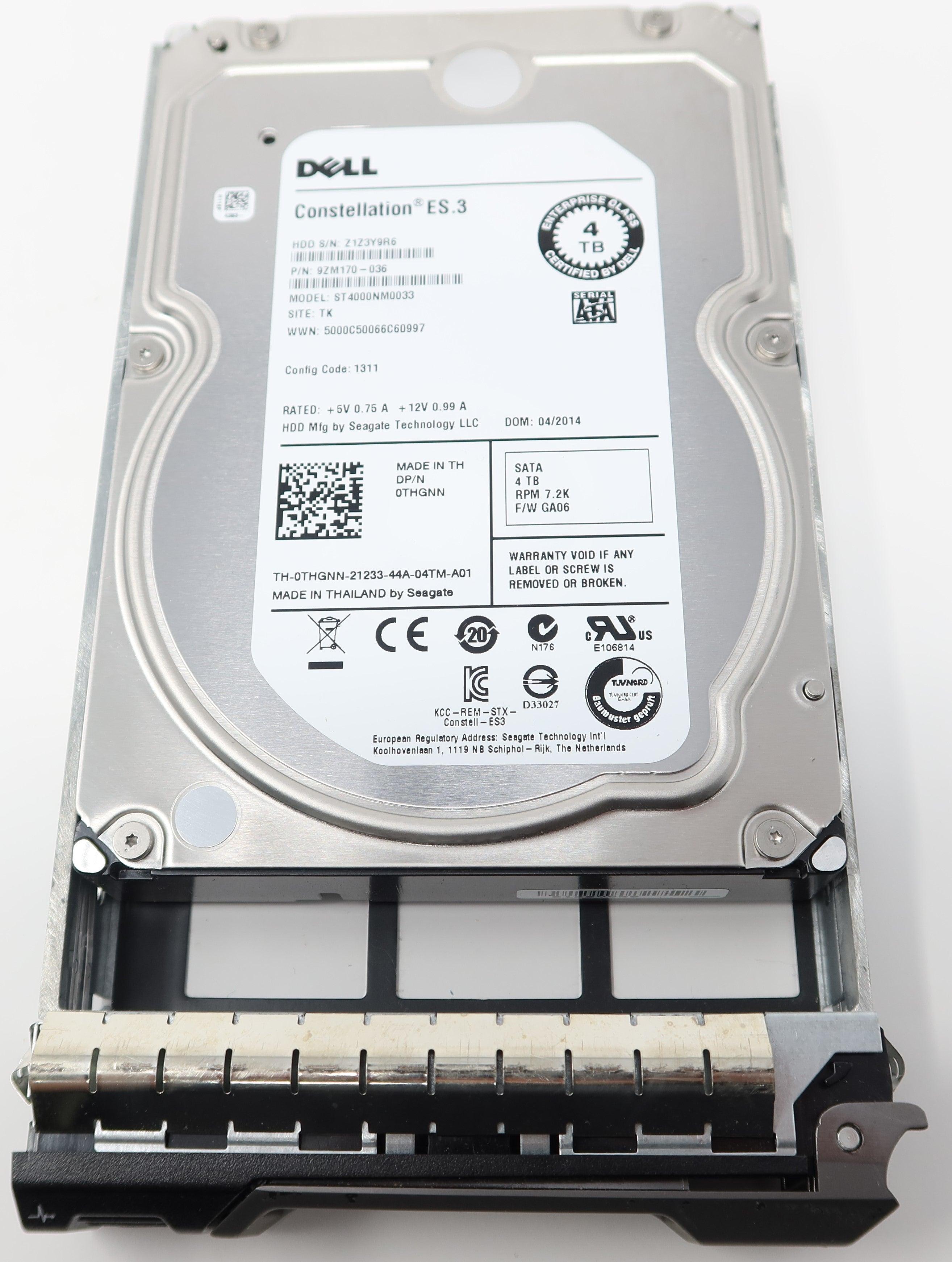THGNN Seagate ST4000NM0033 4TB 7.2K 128MB 3.5IN SATA Drive