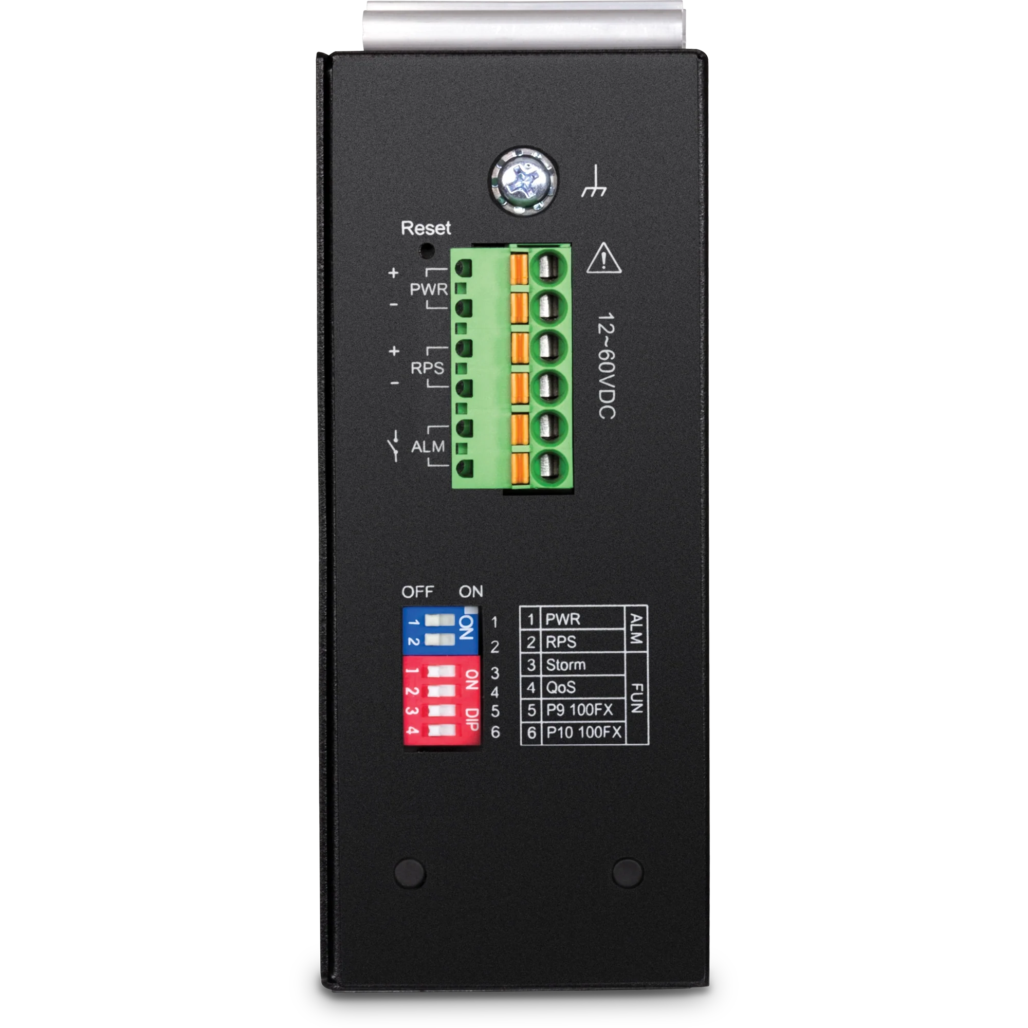 TRENDnet TI-G1021 10-Port Industrial Gigabit L2 Managed DIN-Rail Switch