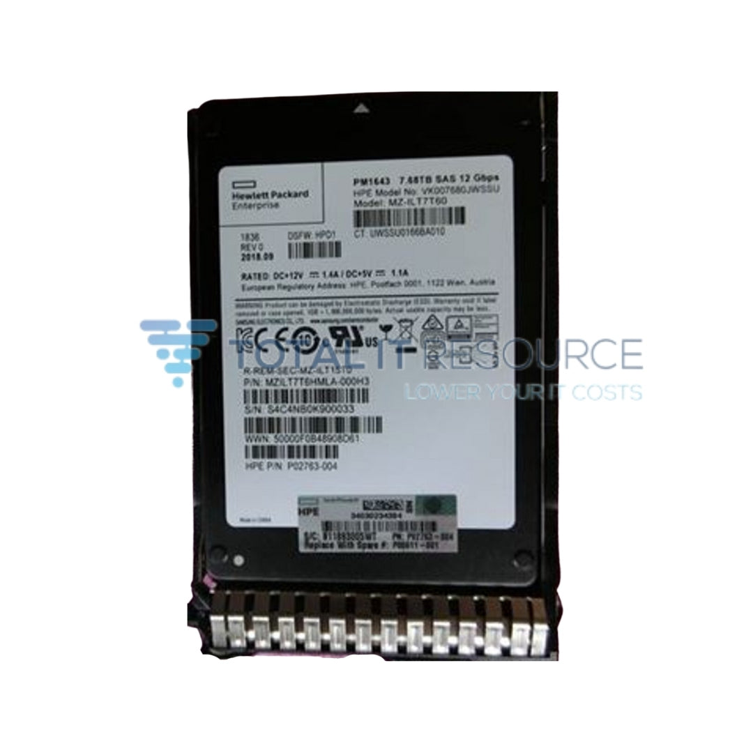 P06590-B21 HPE 7.68TB SAS 12G Read Intensive SFF (2.5in SC SSD