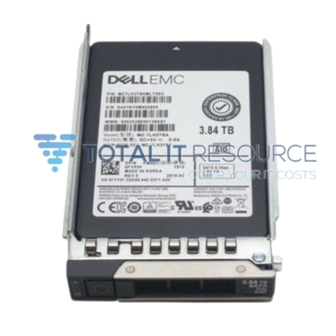 345-BBCZ H9TT5 Dell 3.84Tb SATA-6Gbps 2.5Inch Read Intensive 1DWPD Hot Plug SSD