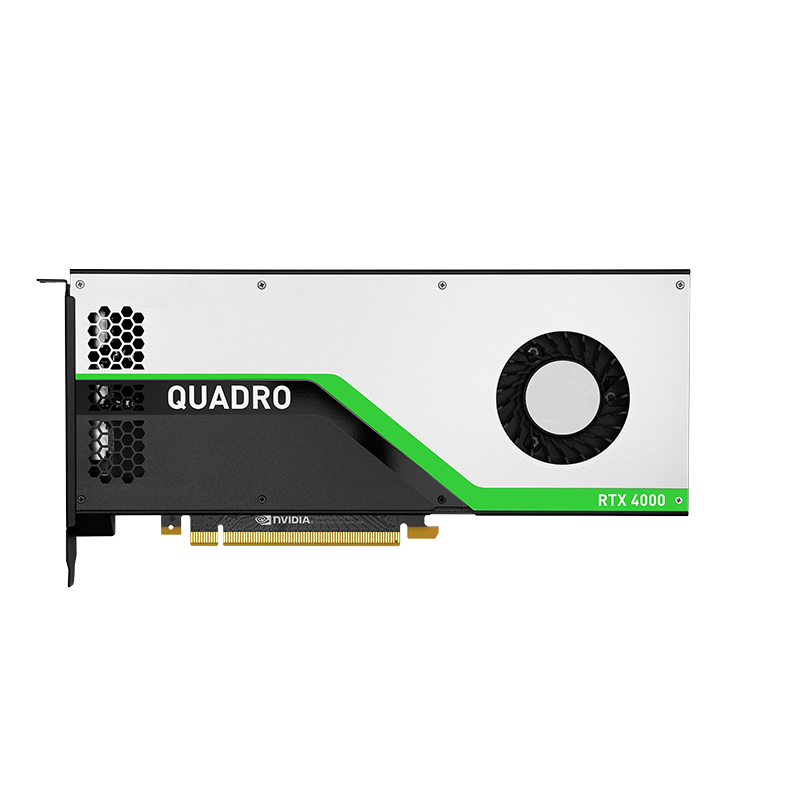 PNY VCQRTX4000-PB 8GB Quadro RTX 4000 (Par# 900-5G160-2550-000) GDDR6 PCI Express 3.0 x16 Workstation Video Cards