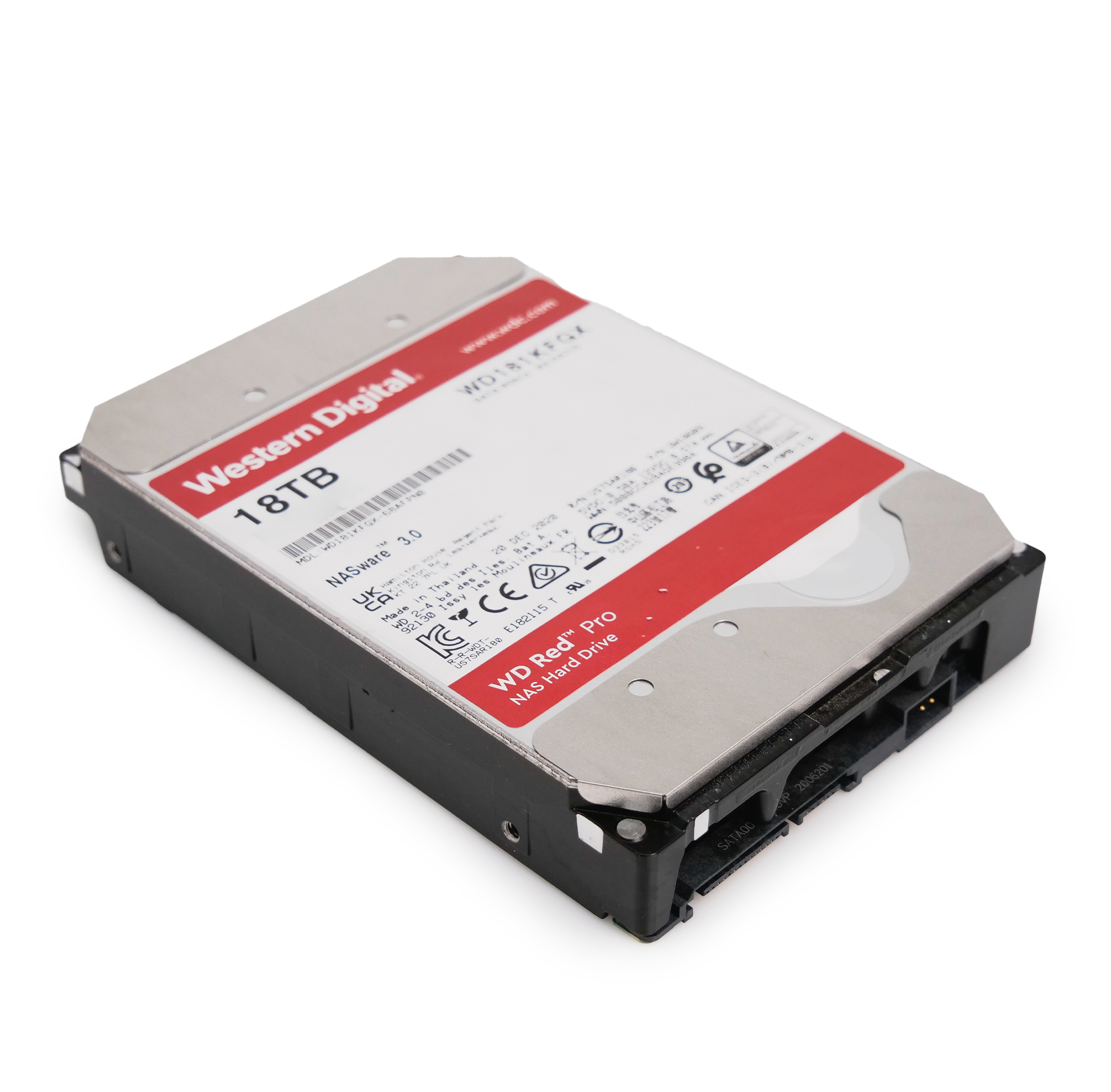 Western Digital Red Pro WD181KFGX 18TB 7.2K RPM SATA 6Gb/s 512e 3.5in Refurbished HDD