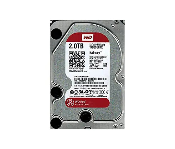 WD20EFRX - Western Digital 2TB 5400RPM SATA 6Gb/s 3.5-in Hard Drive