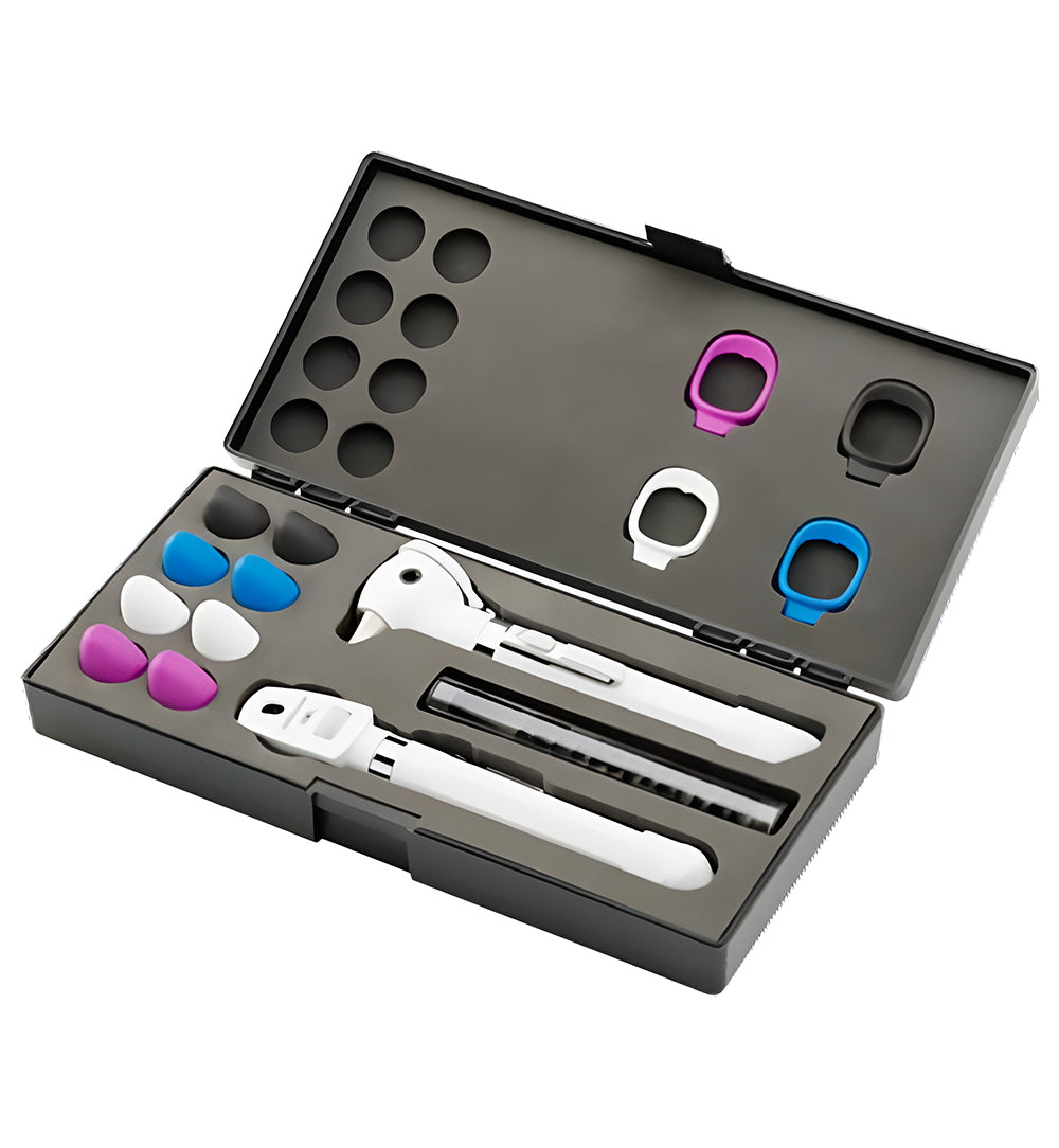 Pocket Plus Diagnostic Set w/ LED Ophthalmoscope & Otoscope, 2.5V