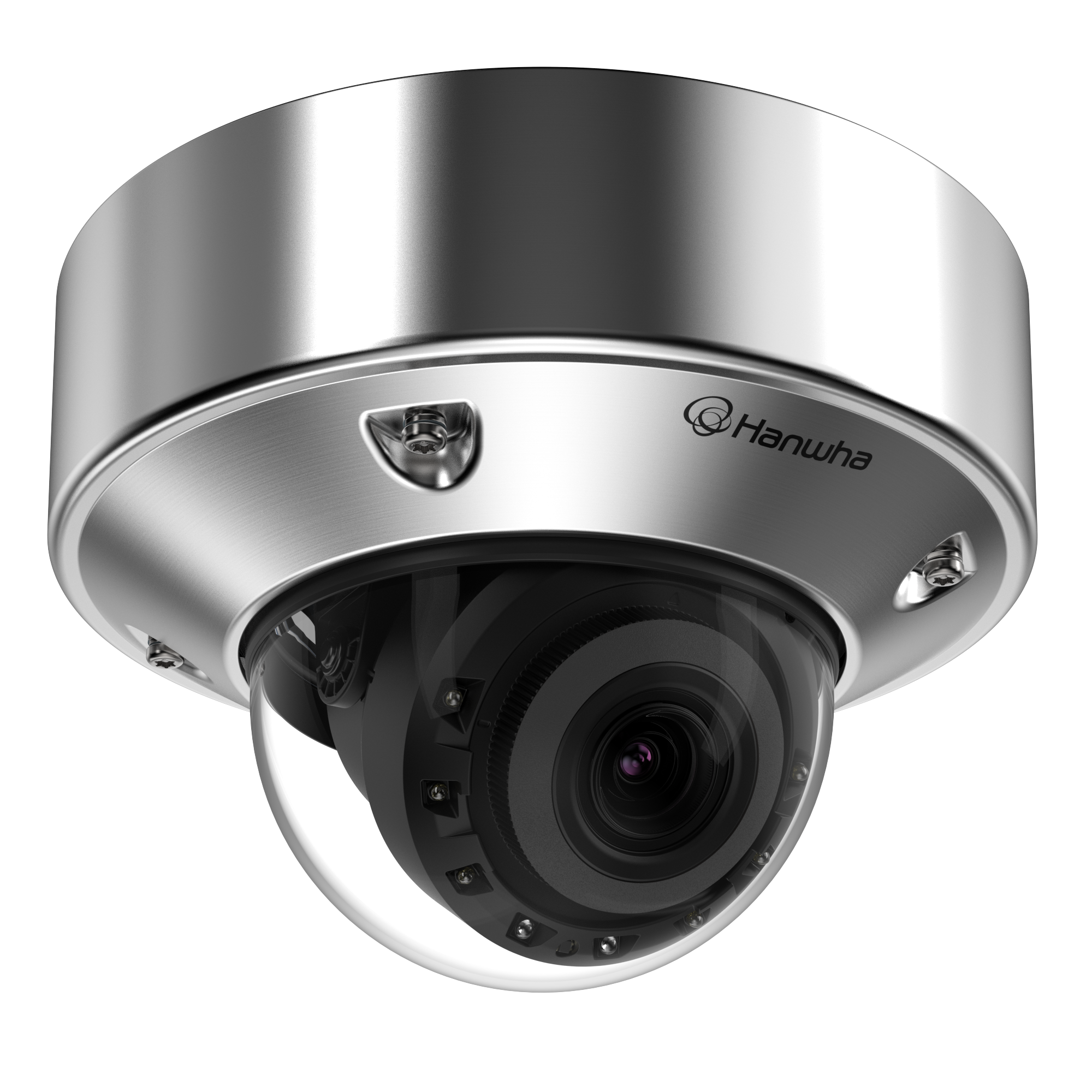 Hanwha XNV-A8084RS 5MP IR Stainless Steel AI Camera