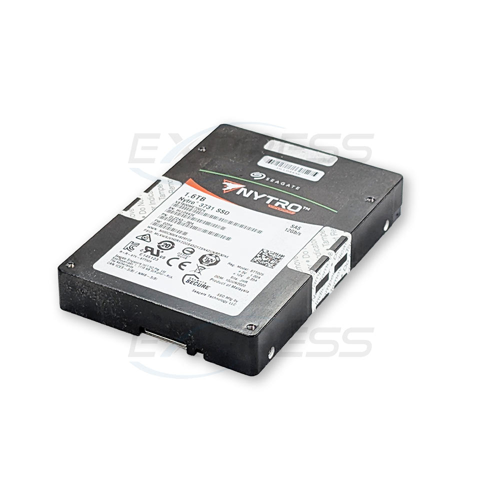 XS1600ME70024 - 2.5" 1.6TB SAS 12Gbps SED SSD | Refurbished Seagate Nytro 3731