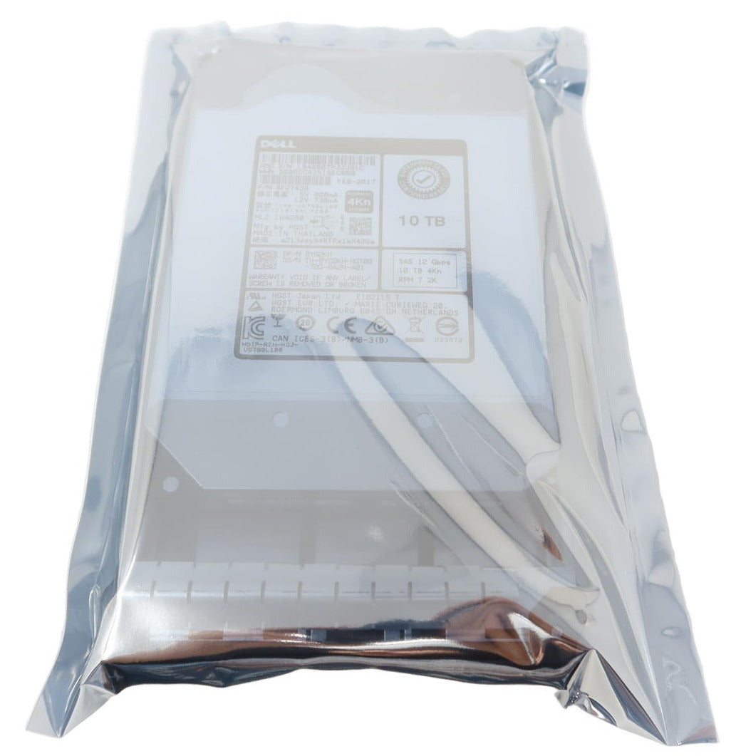 YG2KH Dell 10TB 7.2K 12G 3.5" 4Kn SAS Hard Drive HUH721010AL4200