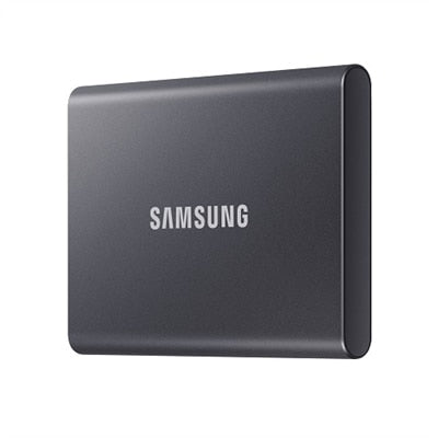 Samsung T7 MU-PC1T0T/AM 1 TB Portable Solid State Drive - External - PCI Express NVMe - Titan Gray