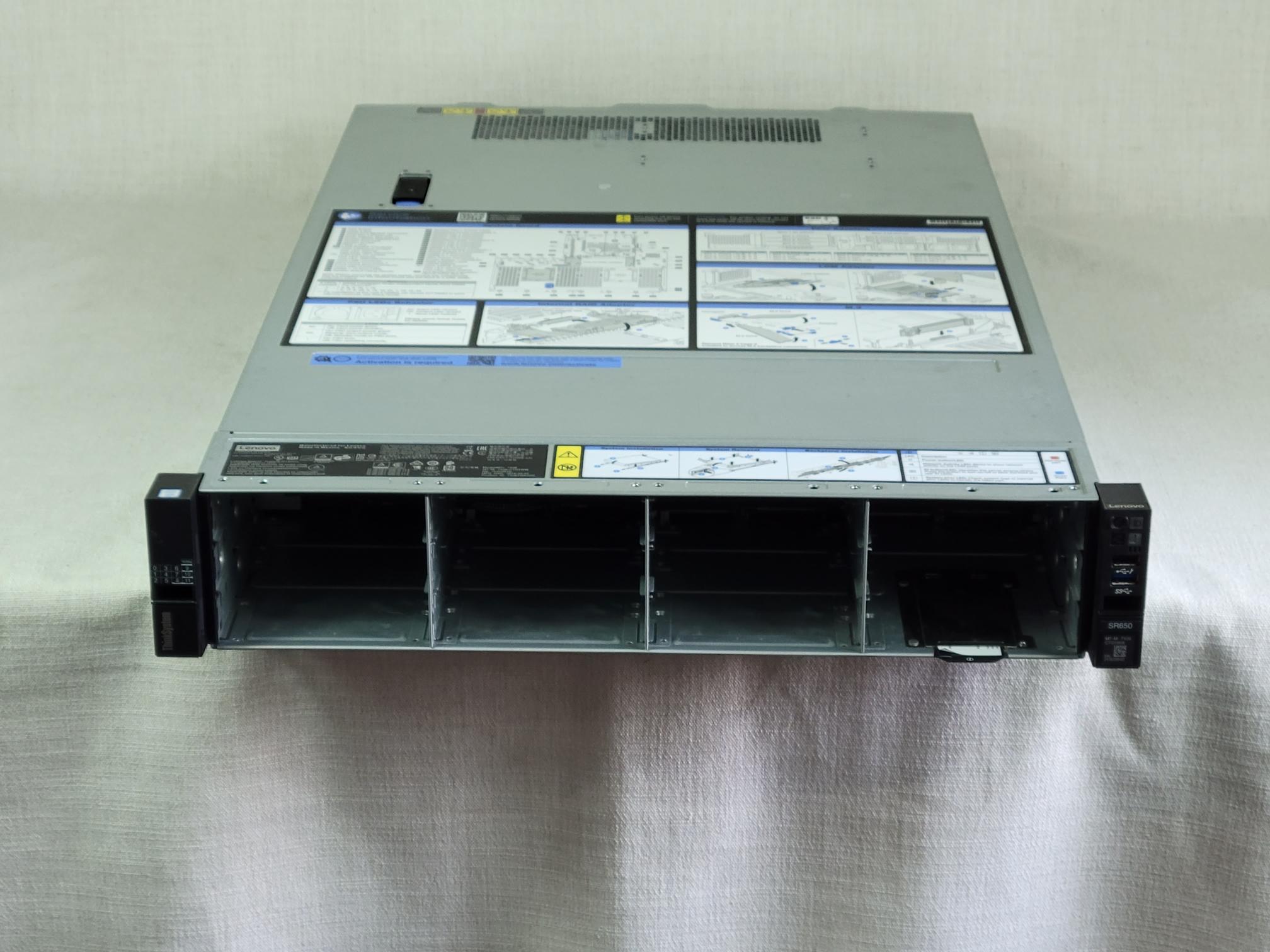 Lenovo ThinkSystem SR650 2U 12x 6TB Server 2x 10C Gold 5115 2.4GHz 64GB 930-16i