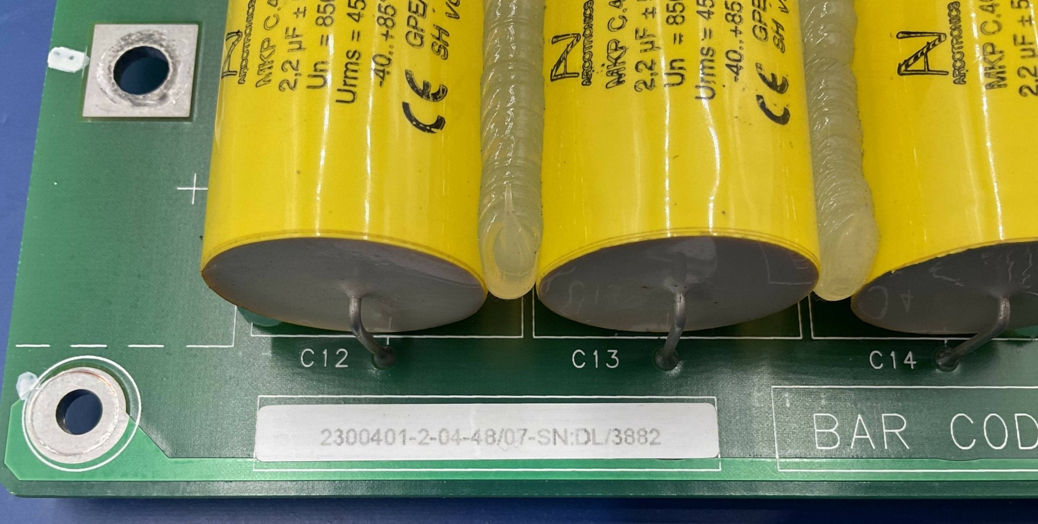 GE 2300401-2 - AC/DC TRI Board X-Ray Power PCB Detail | Alo Tech Solutions
