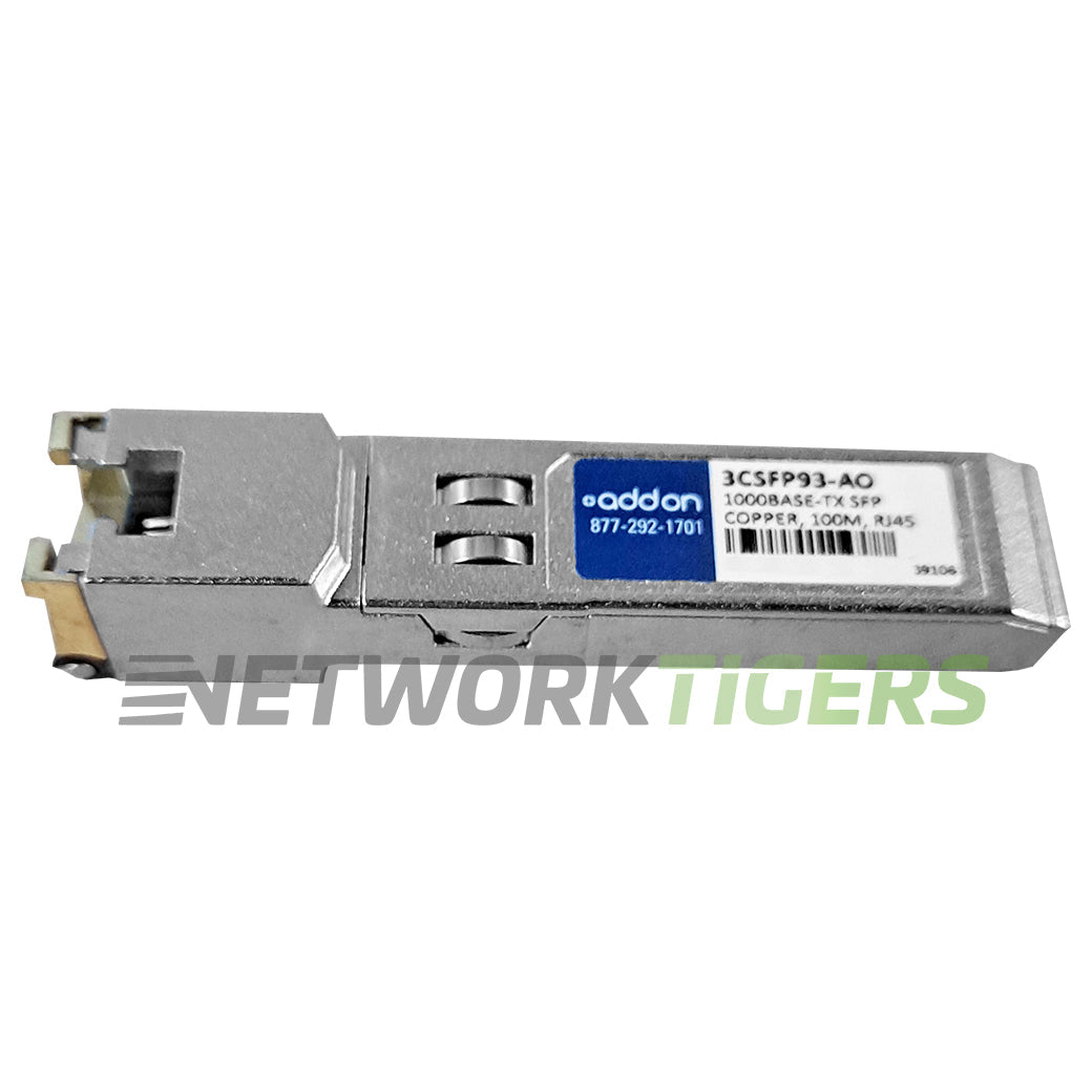 Addon 3CSFP93-A0 1GB Base-TX RJ45 HP Compatible SFP Transceiver
