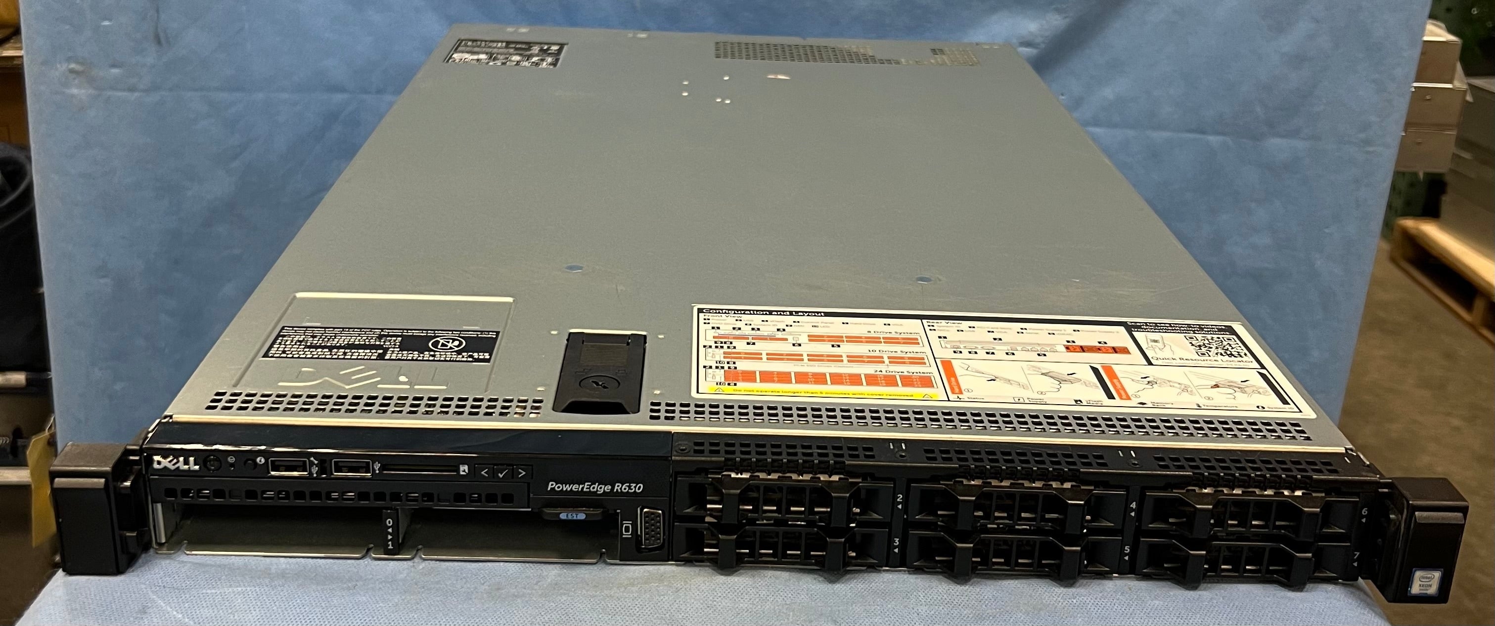 Dell PowerEdge R630 1U Server 2x 16C E5-2697A v4 2.6GHz 128GB H730p iDRAC Rails