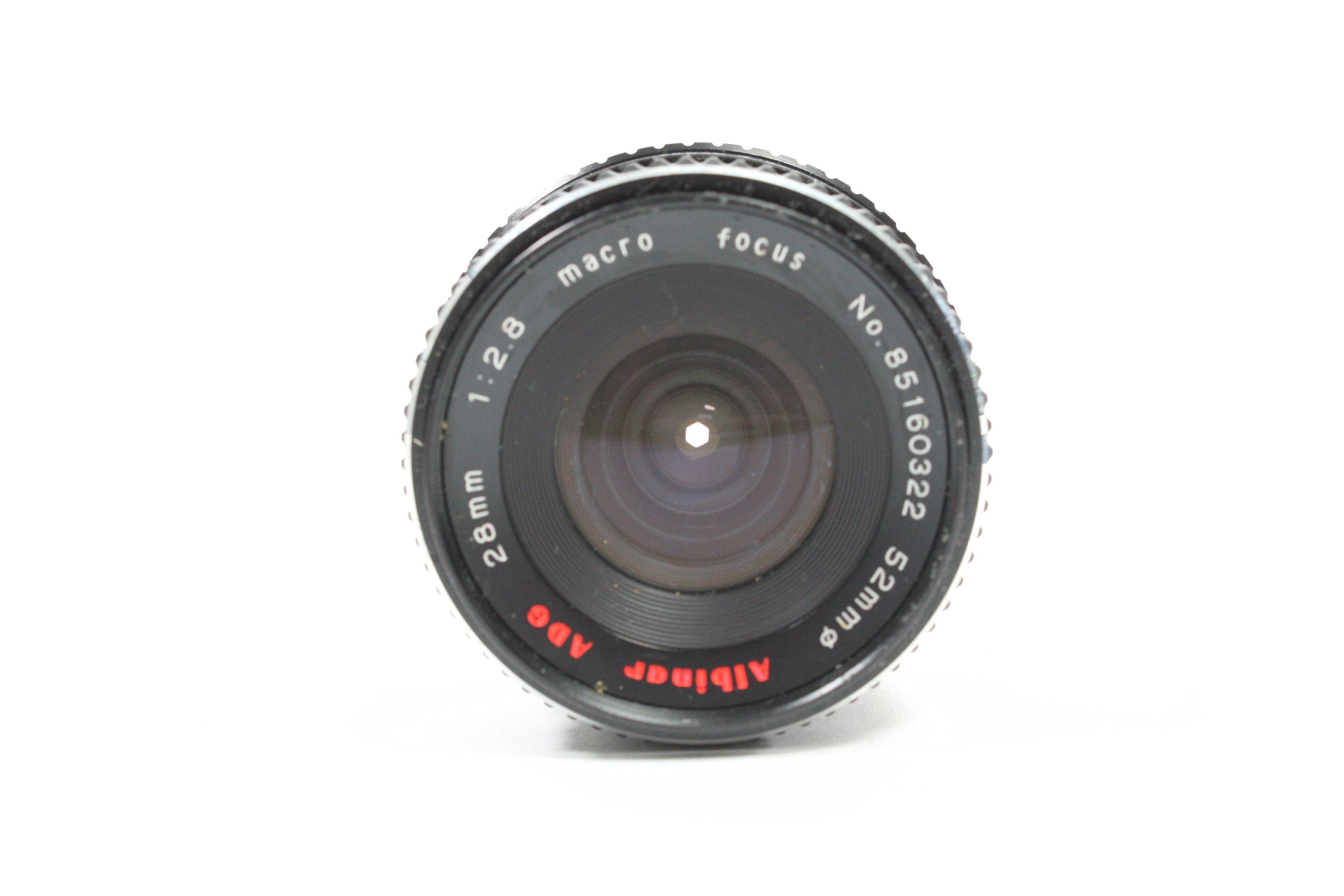 Albinar 28mm f/2.8 ADG Macro Focus Lens for Minolta MD Mount