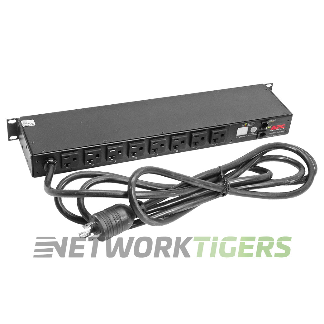 APC AP7901 Switched Rack 120V 20A 8x NEMA 5-20R 1U PDU
