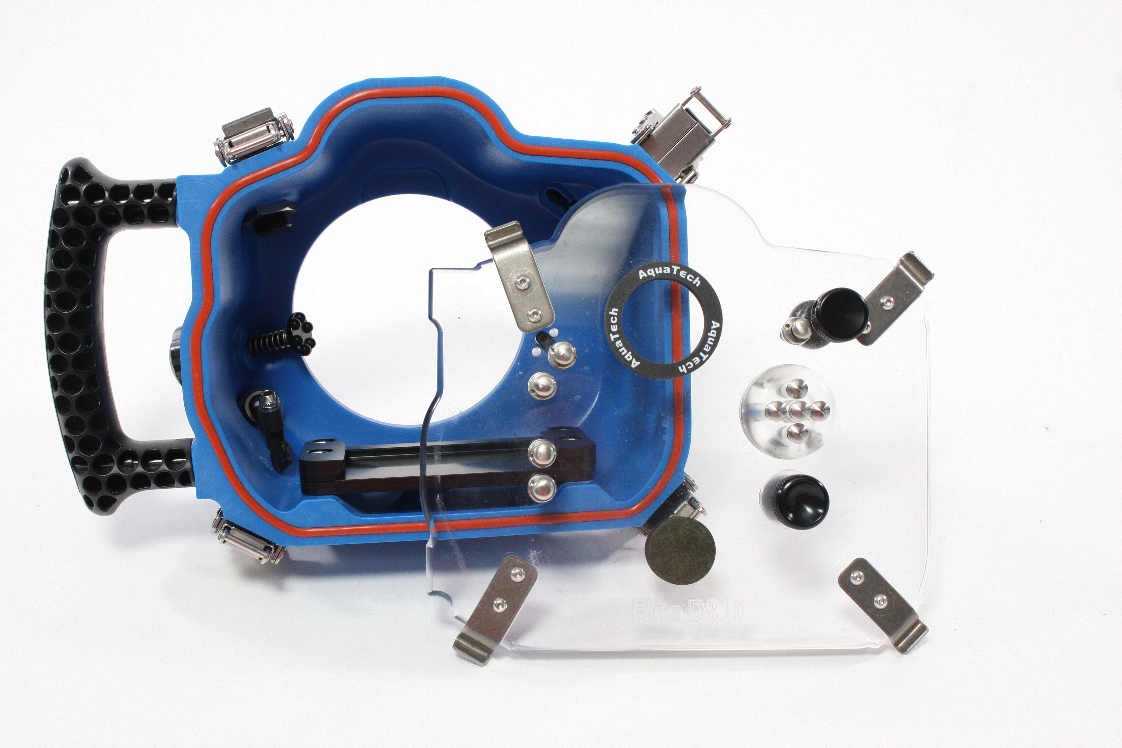 Aquatech Elite D810/D800/D800E with Housing, Grip, and PD-135 Lens Port