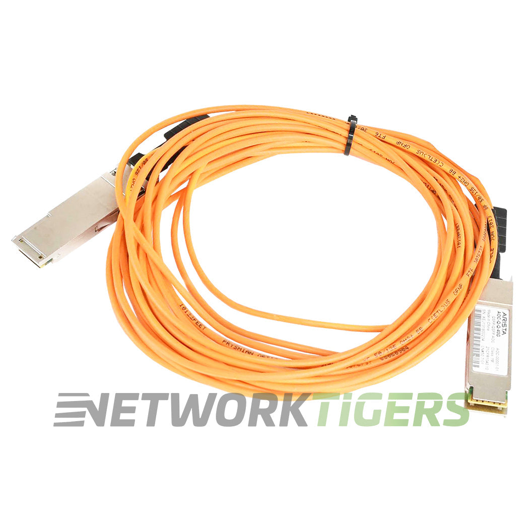 NEW Arista AOC-Q-Q-40G-3M 3m 40 Gigabit QSFP+ Active Optical Cable