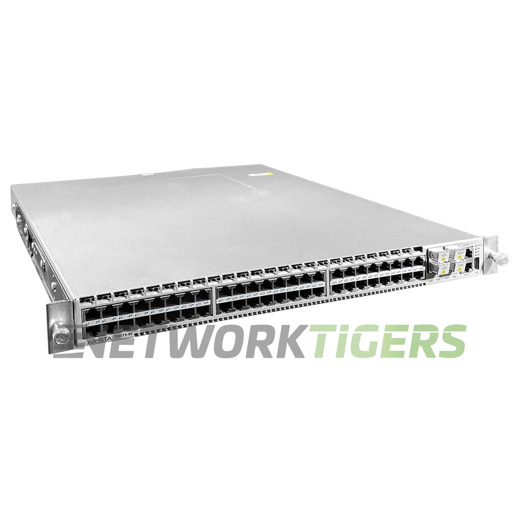 NEW Arista DCS-7050TX-96-R 48x 10GB Copper 12x 40GB (4x MXP) B-F Air Switch