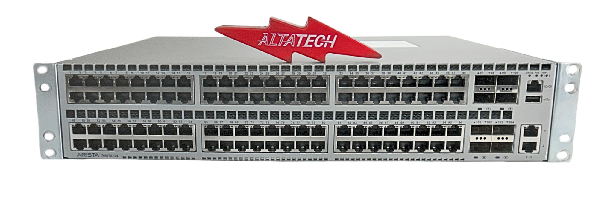 Arista DCS-7050TX-128-F Data Center Switch 7050TX 96 Ports 10G, 8 Port