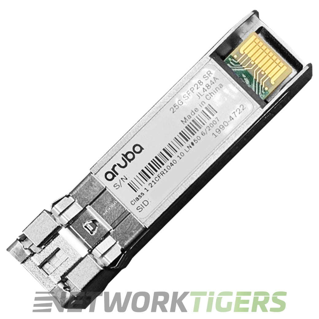 HPE Aruba JL484A 25GB BASE-SR LC MMF Optical SFP28 Transceiver