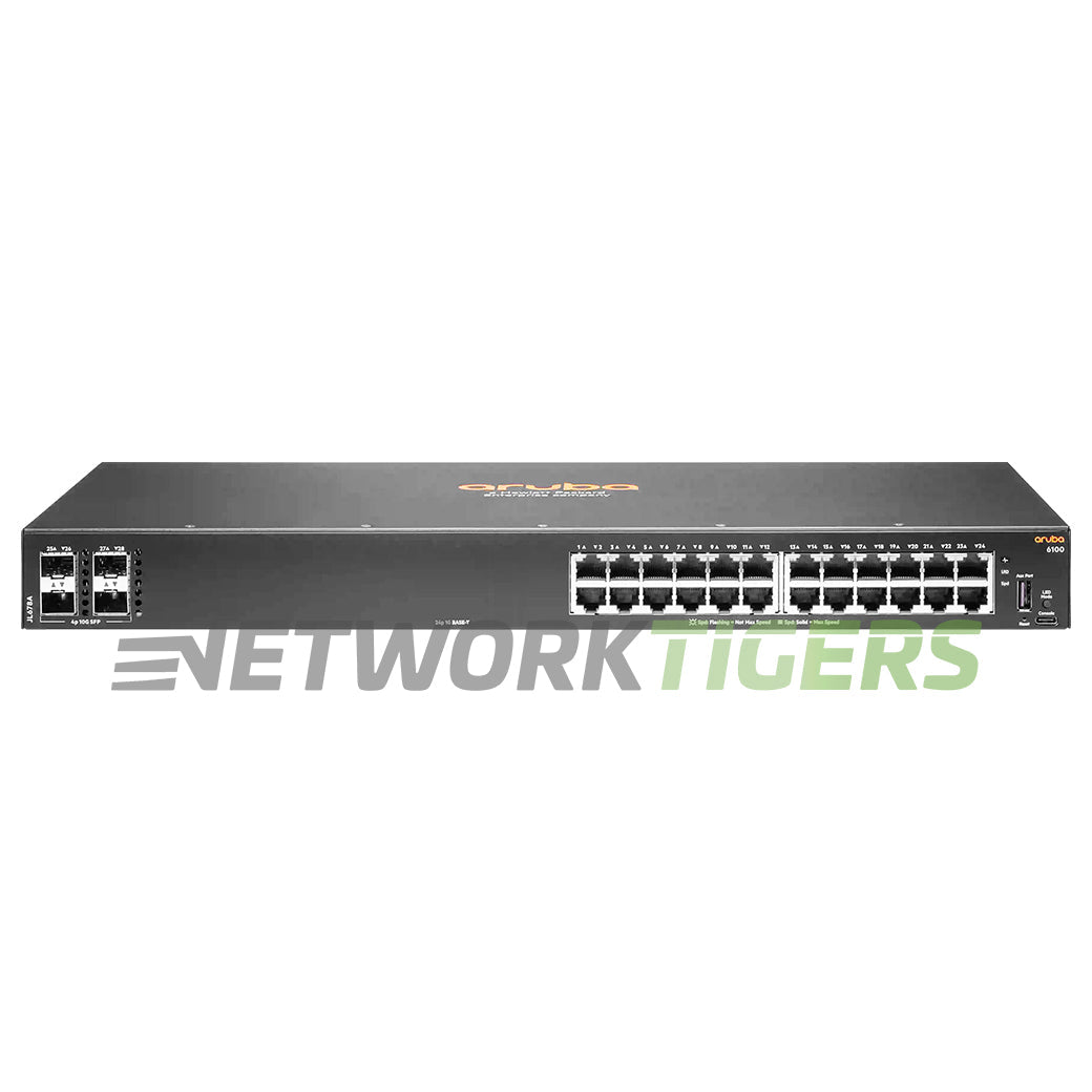 HPE Aruba JL678A CX 6100 Series 24x 1GB RJ45 4x 10GB SFP+ Switch