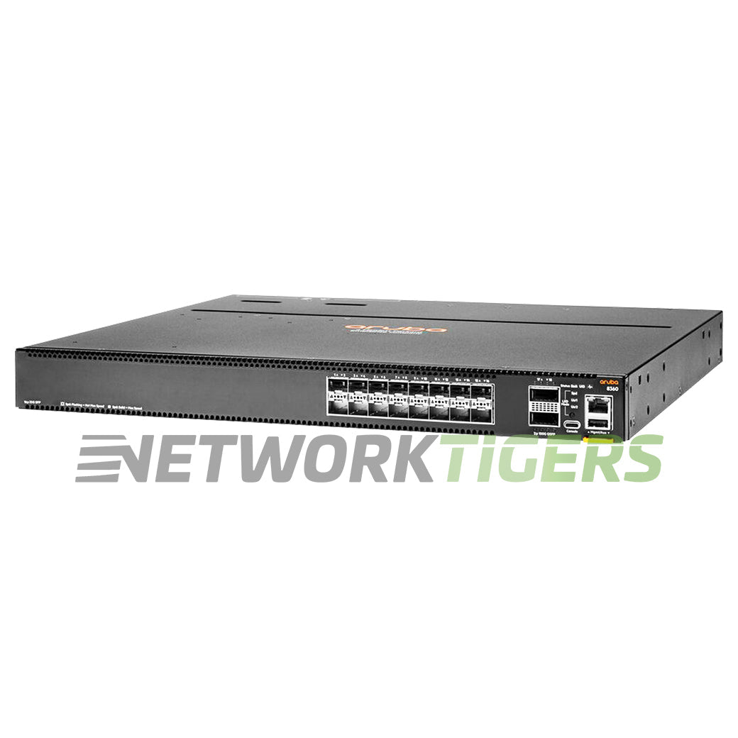 HPE Aruba JL703A CX 8360 Series 8360-16Y2C Back-to-Front Airflow Switch Bundle