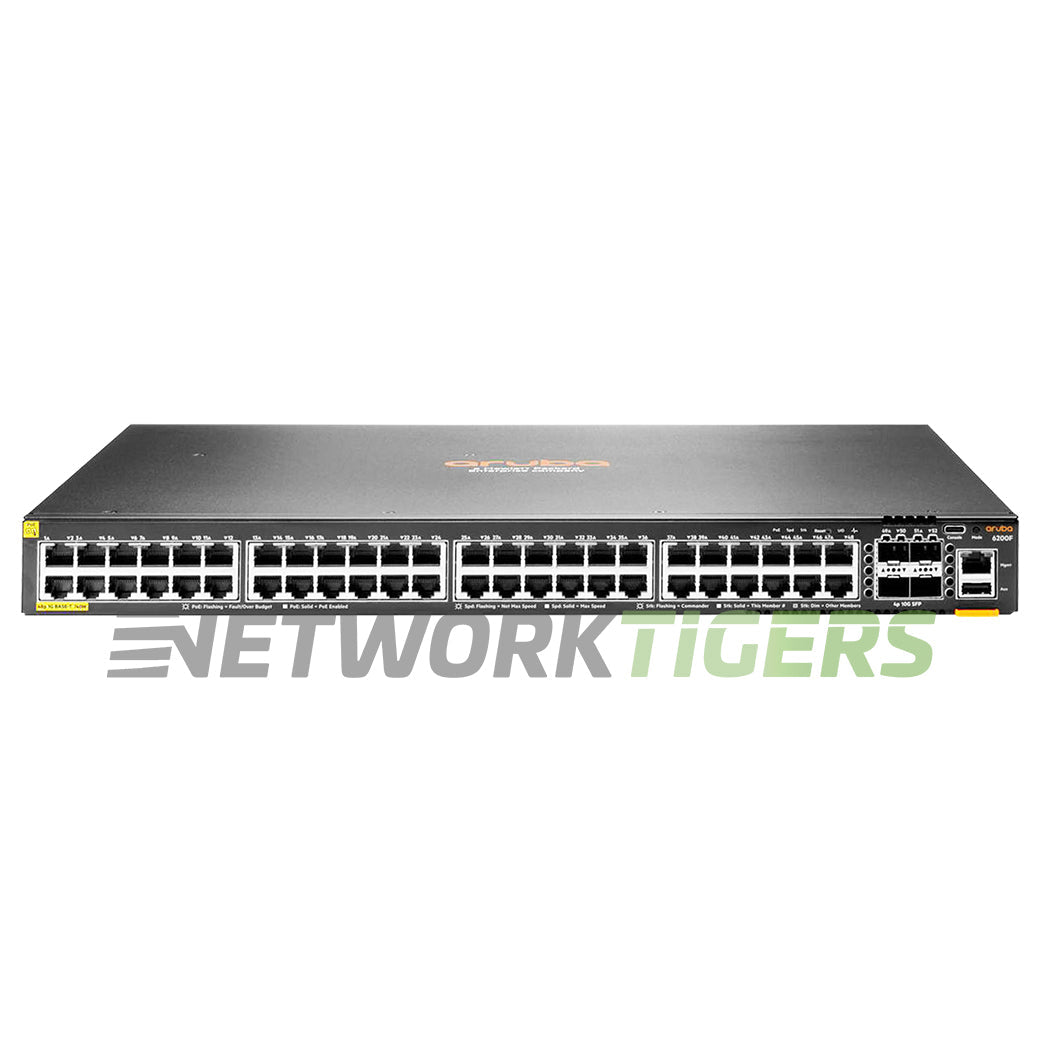 HPE Aruba JL728A CX 6200 Series 48x 1GB RJ45 (4x PoE+) 4x 10GB SFP+ Switch