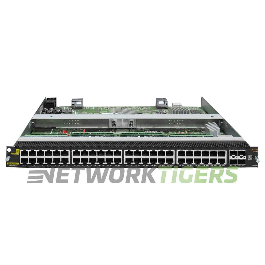 HPE Aruba R0X40B CX 6400 48x 1GB PoE RJ45 4x 25GB SFP56 Switch Line Card