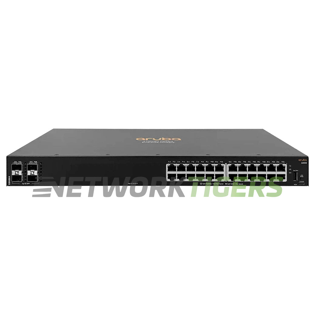 HPE Aruba R8N88A CX 6000 Series 24x 1GB RJ45 4x 1GB SFP Switch